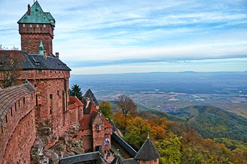 Hohkönigsburg in den Vogesen / Frankreich