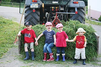 Urlaub mit Kindern auf dem Bauernhof